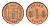 Исландия 1 эйре 1966 KM 8 бронза UNC 4696-251