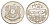 Сирия 25 пиастров 1968 год-тип KM 96 никель 4697-1167