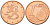 ФИНЛЯНДИЯ 1 ЕВРОЦЕНТ 2006 M KM 98 сталь плакированная медью UNC 214-311
