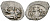 Русское Царство денга 1547-1584 Иван IV Васильевич, Московский  монетный двор, 0,34 ГР ГиК №61 серебро 262-1445