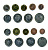 ФРГ набор из 9 монет 1975 J (1, 2, 5, 10, 50 пфеннигов, 1, 2, 2, 5 марок) PROOF N5-10