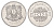 Сирия 1 лира 1991 год-тип KM 120.2 нержавеющая сталь UNC 4675-1133
