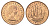 Великобритания 1/2 пенни 1965 Елизавета II (1952-2022) KM 896, Spink 4158 бронза aUNC 4662-1233