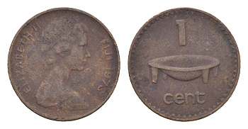 Фиджи 1 цент 1973 KM 27 бронза 4697-647