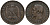 ФРАНЦИЯ 10 САНТИМОВ 1854 А, НАПОЛЕОН III (1852-1870) KM 771.1 бронза 32-932
