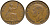 Великобритания 1 пенни 1944 Георг VI (1936-1952) КМ 845, Spink 4114 бронза 115-414