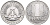 ГДР 1 ПФЕННИГ 1968 А KM 8.1 алюминий UNC 4547-962