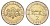 Латвия 2 лата 1999 корова KM 38 биметалл UNC 4652-821