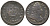 ДАНИЯ 1/2 СКИЛЛИНГА 1694 КРИСТИАН V (1670-1699) KM 421.1 медь 100-1153