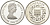 Гибралтар 25 пенсов 1977 25 лет правления Елизаветы II (1952-1977) KM 10a серебро PROOF 00-00