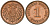 Германия 1 пфенниг 1892 A, Вильгельм II (1888-1918) KM 10, J. 10 медь aUNC 1525-522