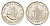 ЮАР 10 центов 1961 Ян ван Рибек KM 60 серебро UNC 76-755