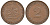 ФРГ 2 пфеннига 1965 D KM 106, J.381 бронза 4174-456
