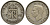 Великобритания 6 пенсов 1945 Георг VI (1936-1952) KM 852, Spink 4084 серебро 4538-555