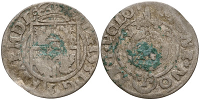 Польша 3 полкера (3 полторака - 1 крейцер) 1622 Сигизмунд III Ваза (1587-1632) Gorecki B.22 серебро 4158-1242