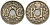 Франция 10 сантимов 1918 тип Линдайё KM 866a, Le Franc 138.3 медно-никель 4143-833