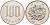ЯПОНИЯ 100 ЙЕН 1980 ГОД 55, ИМПЕРАТОР ХИРОХИТО СЁВА (1926-1989) KM 82 медно-никель 4511-724