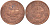 Россия 1 копейка 1901 СПБ, Николай II (1896-1917) Биткин 306, KM 9.2 медь 51-345