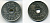 ДАНИЯ 25 ЭРЕ 1972 S; S, ФРЕДЕРИК IX (1947-1972) KM 855.2 медно-никель 54-1165