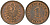 Германия 1 пфенниг 1876 A, Вильгельм I (1871-1888) KM 1, J. 1 медь 4608-538