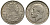 Великобритания 1/2 кроны 1915 Георг V (1910-1936), штемпельный блеск KM 818.1, Spink 4011 серебро UNC 1518-121