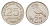 Индонезия 25 рупий 1971 венценосный голубь KM 34 медно-никель UNC 4701-1266
