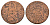 Великобритания, Ирландия 1/2 пенни 1789 гурт - X PAYABLE AT CRONEBANE LODGE OR IN DUBLIN Dalton & Hamer 12 медь 4657-852