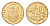 ЮАР 10 центов 2003 герб, цветок алоэ, год-тип KM 347 сталь плакированная бронзой UNC 4687-366