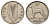 Ирландия 6 пенсов 1949 собака, ирландский волкодав KM 13a медно-никель 4682-552