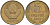 СССР 5 копеек 1989 ММД, две линии KM 129а, Федорин 142 латунь 36-116
