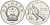 Китай 10 юаней 1991 XXV олимпийские игры в Барселоне, слалом KM 296 серебро PROOF 06-242-21