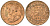 Британская Индия 1/4 анна 1933 Георг V (1910-1936) KM 512 бронза 4579-123