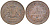 Баден 1/2 крейцера 1866 Фридрих I (1856-1907) KM 241, Jaeger 80, AKS 134. медь UNC 441-424