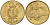 Мальта 1 цент 2004 ласка, горностай KM 93 никель латунь 4585-1251