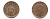 Великобритания 1 пенни 2001 Елизавета II (1952-2022) KM 986, Spink 4710 (B5) сталь плакированная медью 177-545