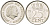Нидерланды 25 центов 1979 Юлиана (1949-1980) KM 183 никель 214-1119