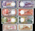 Сьерра-Леоне 50 центов, 1, 2, и 5 емалангени 1978 образец, Specimen, № 003289 Pick 4 s, 5 s, 6 s, 7 s  бумага  UNC (пресс) 451-41-2