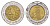 Мексика 1 песо 1993 KM 550 биметалл 4596-149