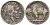 США 5 центов 1927 D, индеец, бизон KM 134 медно-никель 4614-1133
