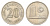 Малайзия 20 сенов 1967 KM 4 медно-никель 4706-434