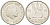 Нидерланды 25 центов 1951 Юлиана (1949-1980) KM 183 никель 214-917