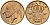 БЕЛЬГИЯ 50 САНТИМОВ 1985 BELGIE KM 149.1 бронза 4528-953