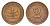 ФРГ 2 пфеннига 1950 D KM 106, J. 381 бронза 4596-1027