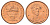 Греция 2 драхмы 1990 KM 151 медь UNC 4627-1037