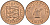 Гернси 2 пенса 1979 ветряная мельница KM 28 бронза 4584-932
