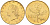 Италия 20 лир 1995 R, дубовый лист KM 97.2 алюминиевая бронза  UNC  4594-1012