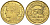 ФРАНЦИЯ 50 САНТИМОВ 1932 ТИП MORLON, OPEN 9, С ЯГОДОЙ KM 894.1, LE FRANC 192.7 алюминиевая бронза 44-716