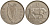 ИРЛАНДИЯ 1 ШИЛЛИНГ 1955 БЫК KM 14a медно-никель 4390-317