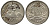 Гватемала 1/4 реала 1898 5 звезд, Испанское правление KM 162 серебро 4528-152