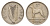 Ирландия 6 пенсов 1952 собака, ирландский волкодав KM 13a медно-никель 4690-332